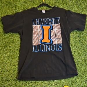 Fruit of the Loom Vintage Univercity Illinois Vintage 90s Made In Usa